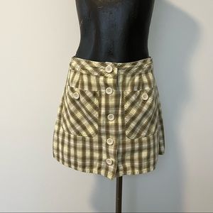 Vintage Plaid Skirt